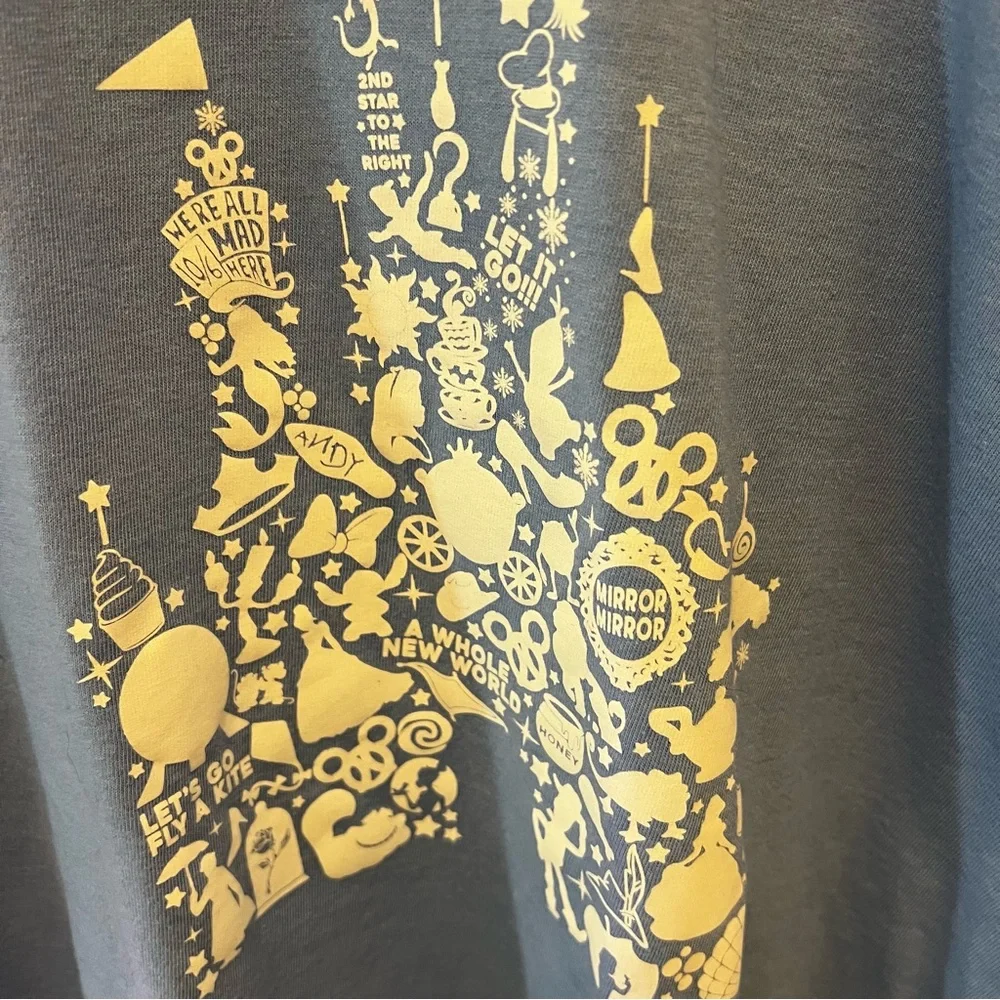 Jadelynn Brooke Blue Castle Short Sleeve T Disney Characters Rainbow Rin… - Picture 3 of 5